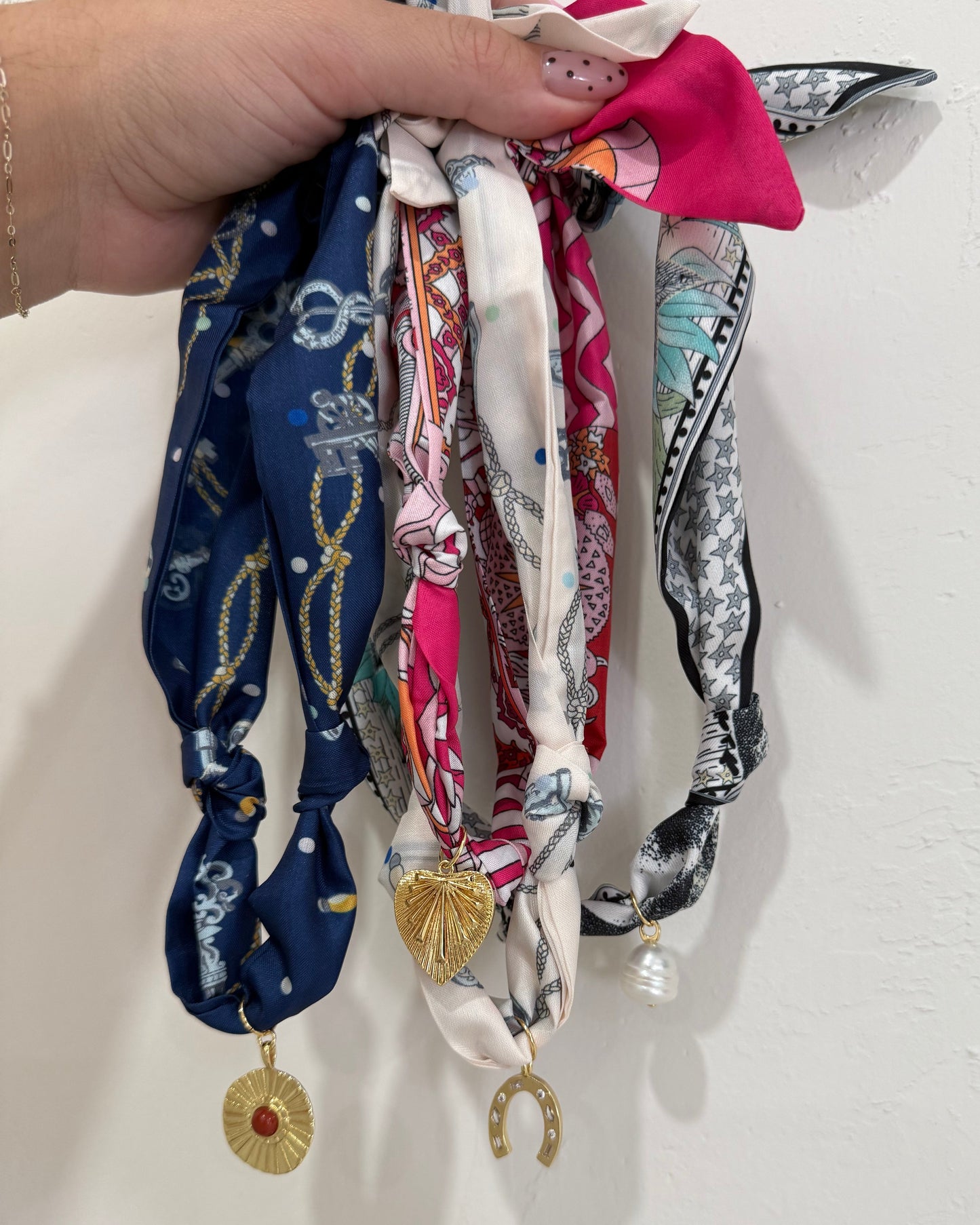 Scarf Charm Necklace