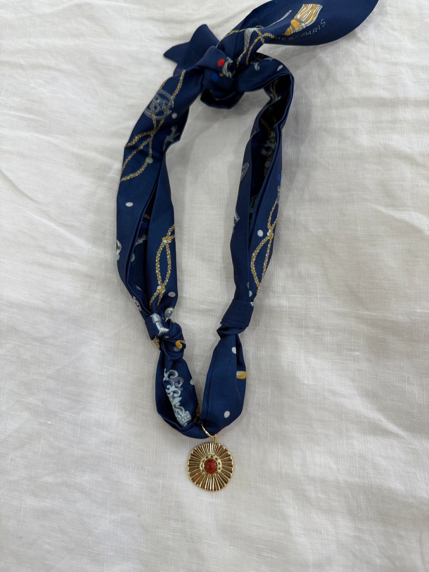 Scarf Charm Necklace