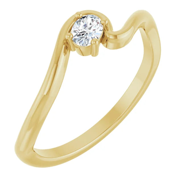 Oval Diamond Ring