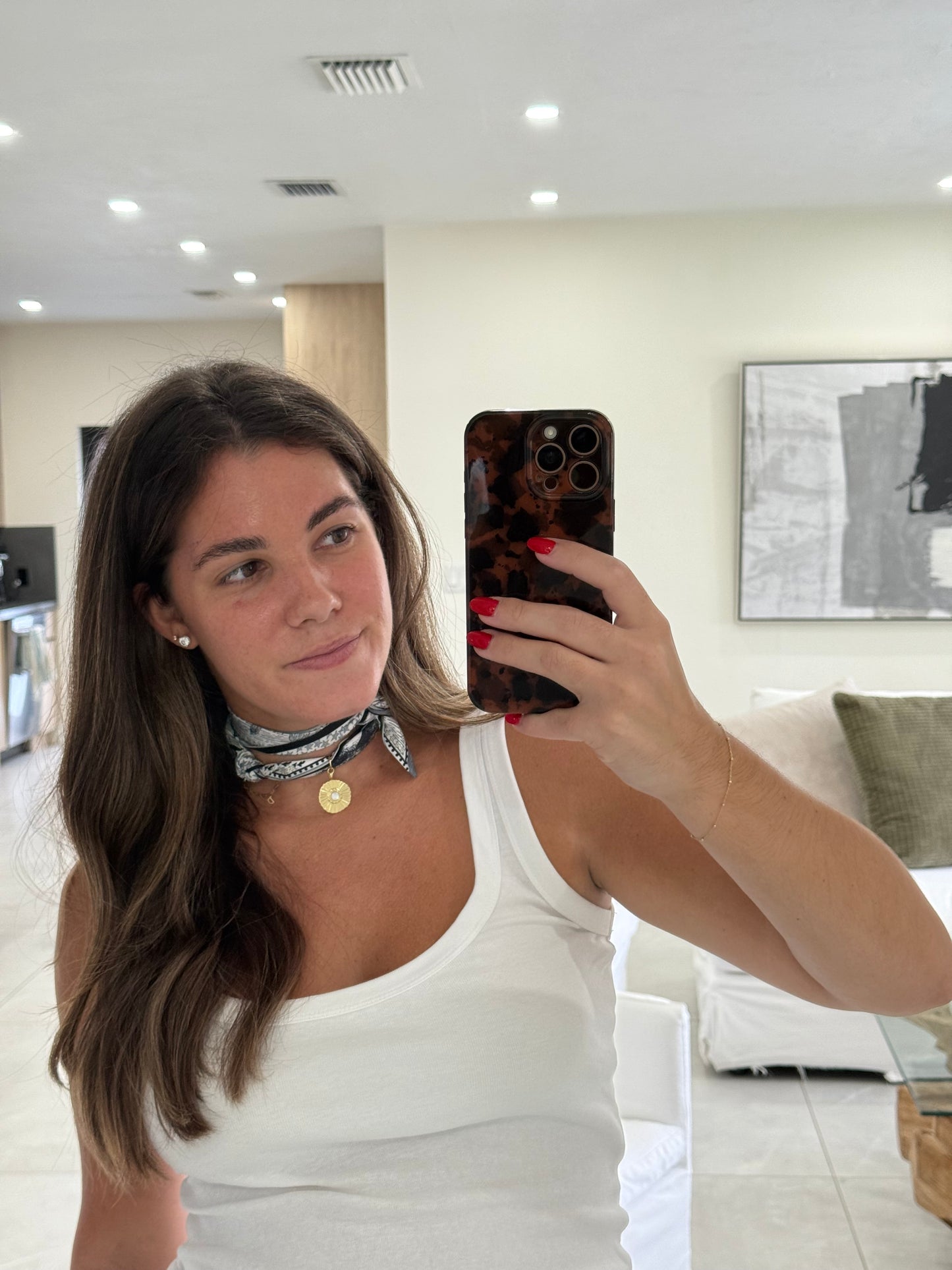 Scarf Charm Necklace