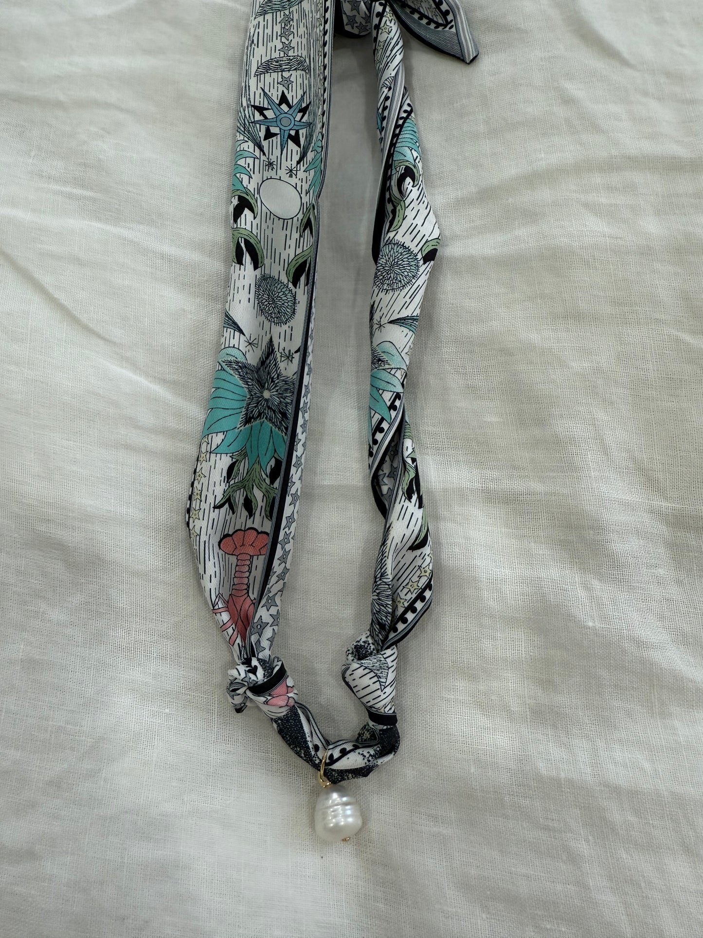 Scarf Charm Necklace