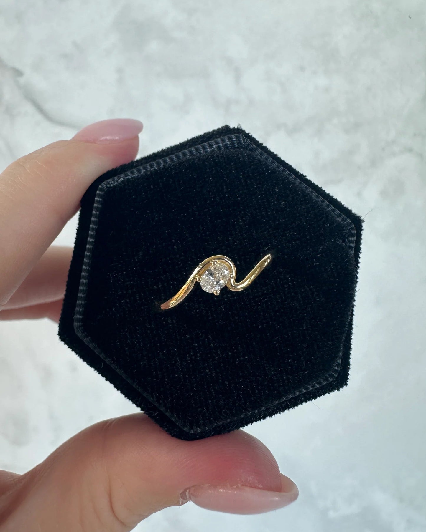 Oval Diamond Ring