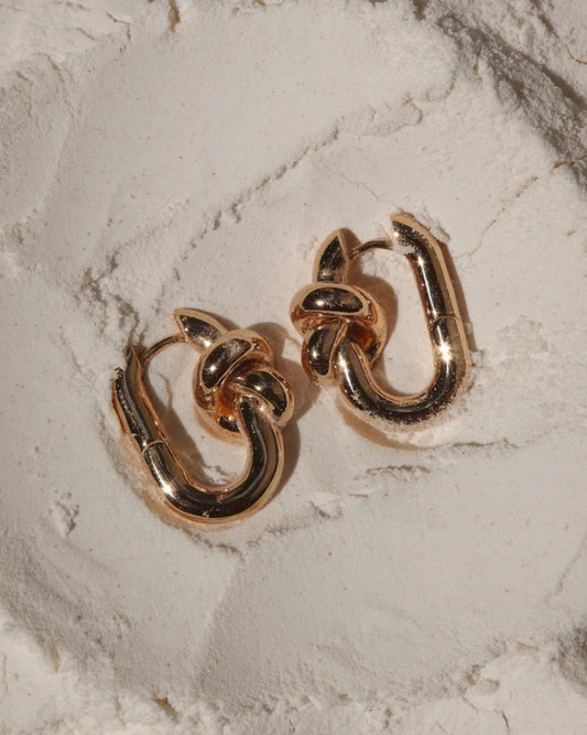 Karina Knot Hoops